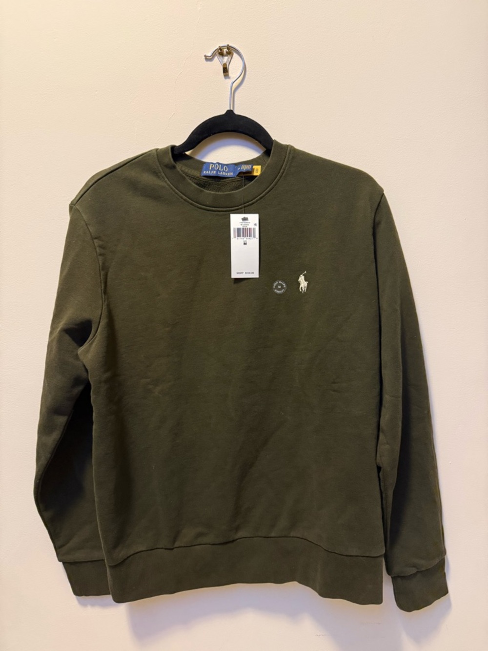 Ralph Lauren Men's Green Crewneck Sweater NWT